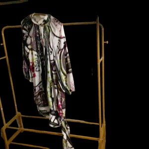 Gabrielle Union New York & Company graffiti party dress, elegant/fun